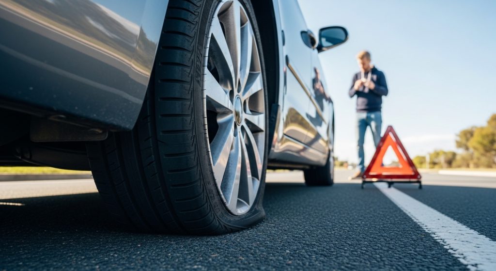 flat tyres
