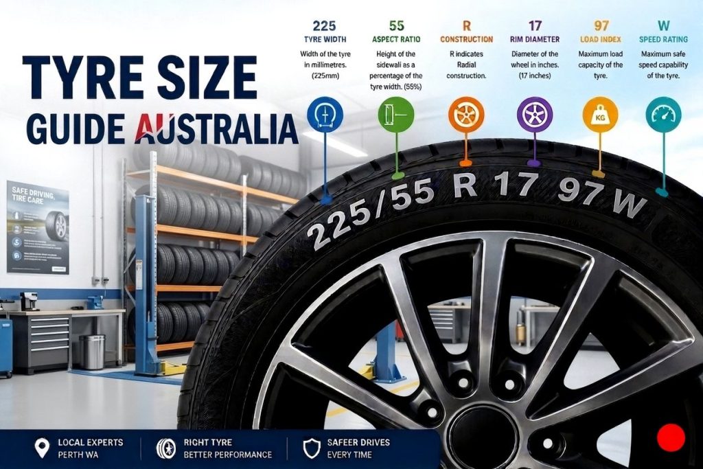 tyre size Australia